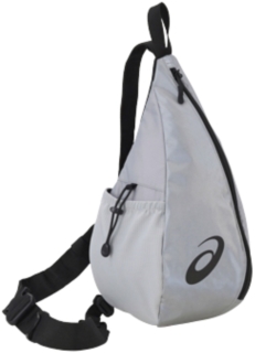 【ASICS/アシックス】 SHOULDERPACK L シルバーxブラック メンズ アシックス